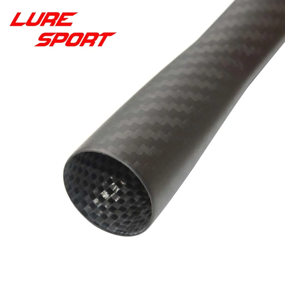 LureSport 2pcs woven carbon 17cm fly rod Grip 3K carbon handle Rod Building component Rod Repair DIY blank