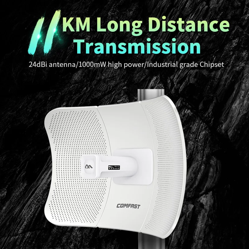 5-11KM 5GHz Outdoor Wireless Bridge Long Distance Wi-Fi CPE Access Point Wifi Signal Amplifier Antenna Nanostation Extender AP