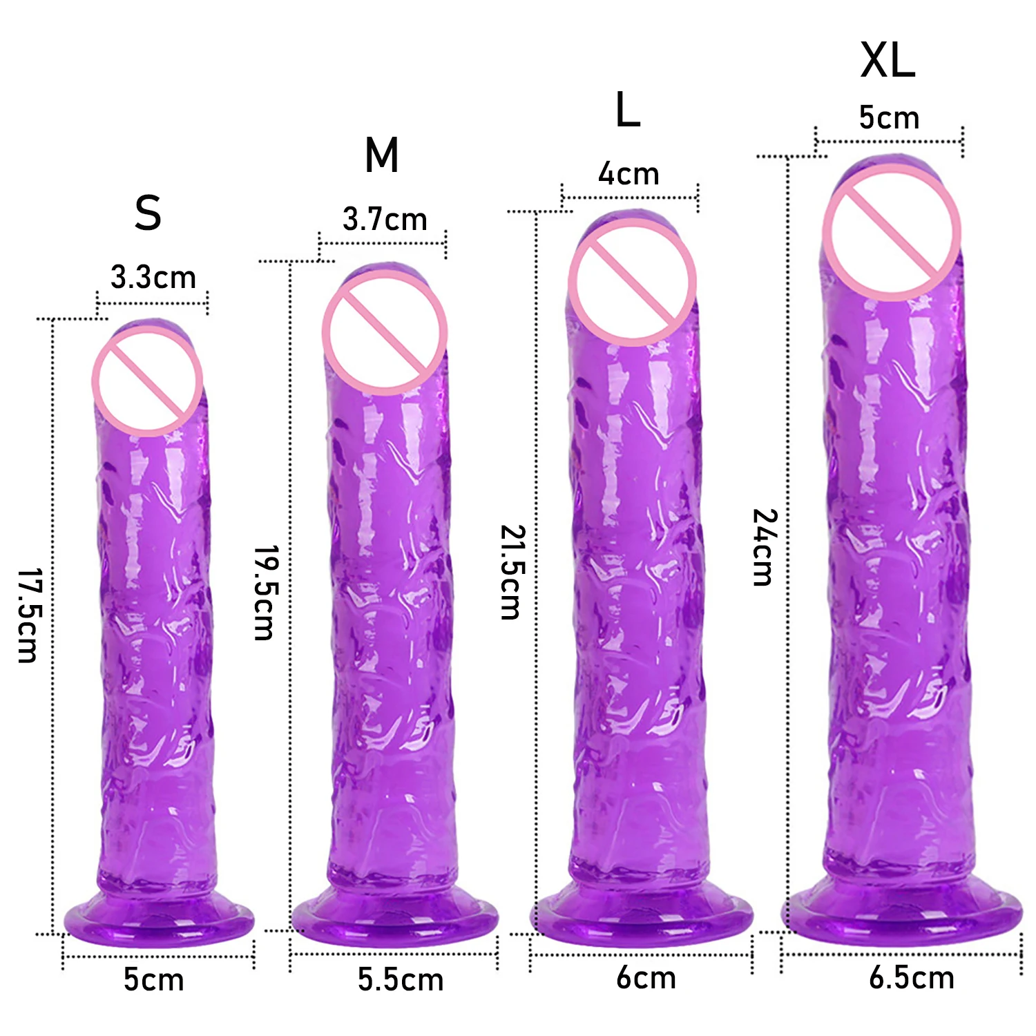 قضبان اصطناعية واقعية مع كوب شفط جيلي دسار ضخم ألعاب جنسية شرجية للنساء متعددة الحجم كبير القضيب بعقب المكونات الجنس متجر لعبة المثيرة #2