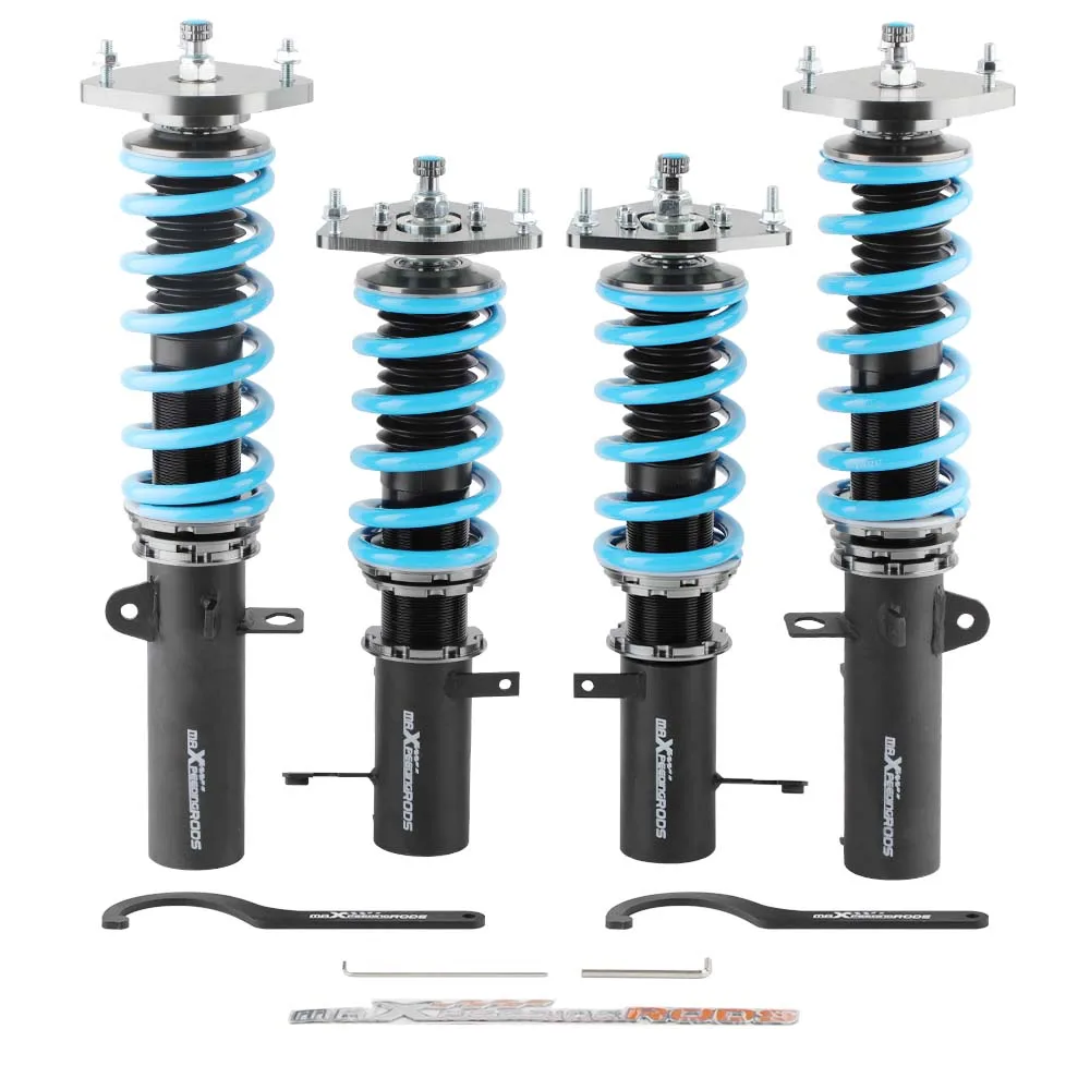 Coilover Struts Spring Shock Absorber For Toyota Corolla E90 E100 E110 AE92 AE101 AE111 1988-1999 24 levels damping adjustable