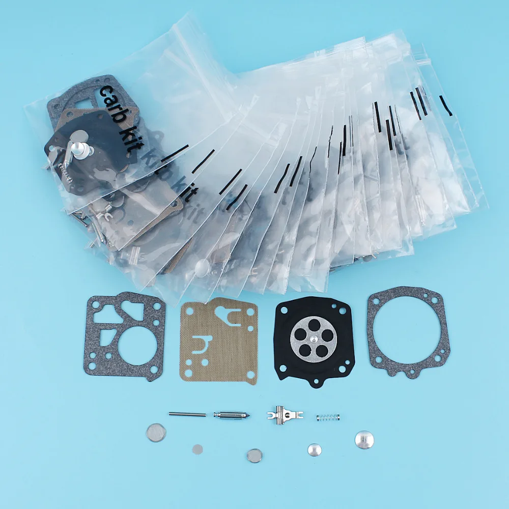Kit de Reparo do Carburador Diafragma para Husqvarna 61 66 Peças Lote 20 266 268 272 281 Jonsered 625 630 670 Motosserra Tillotson Rk23hs