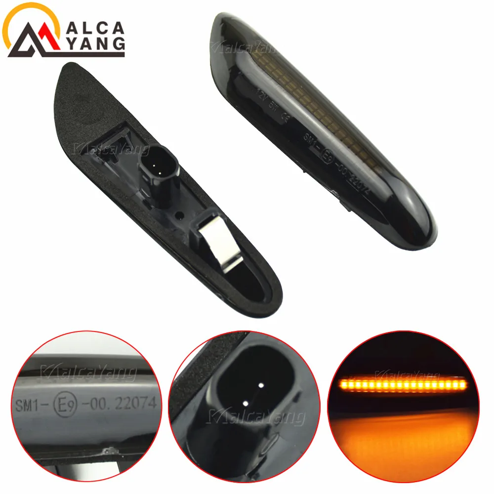Dynamisches LED-Blinklicht Seitenmarkierungsleuchte für BMW E60 E61 E90 E91 E87 E81 E83 E84 E88 E92 E93 E82 E46 1 3 5 Serie X1 X3 2004 – Detail 32