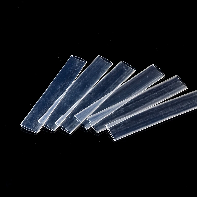 100/150PCS 2:1 Heat Shrink Tubing 100mm Transparent 1.5-10.0mm Electrical Wrap Wire Cable Sleeves Shrinkable Tube Kit with Box