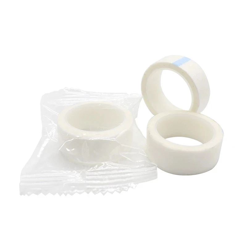 20pcs Eyelash Extension Lint Eye Pads White Tape Under Eye Pads Paper Non-woven Tape False Eyelash Patch Makeup Tool