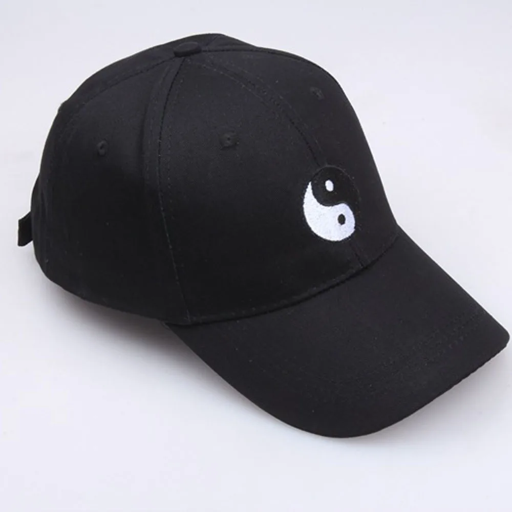 High Quality Dad Hat 100% Cotton Swimming Yin and Yang Gossip Embroidered Hat Snapback Baseball Cap For Men Women Trucker Caps