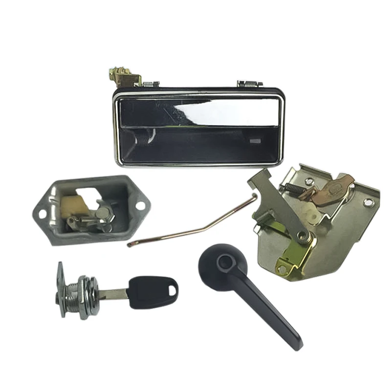 excavator accessories 175/150/160 cab door lock assembly inner handle outer handle Lock cylinder lock block