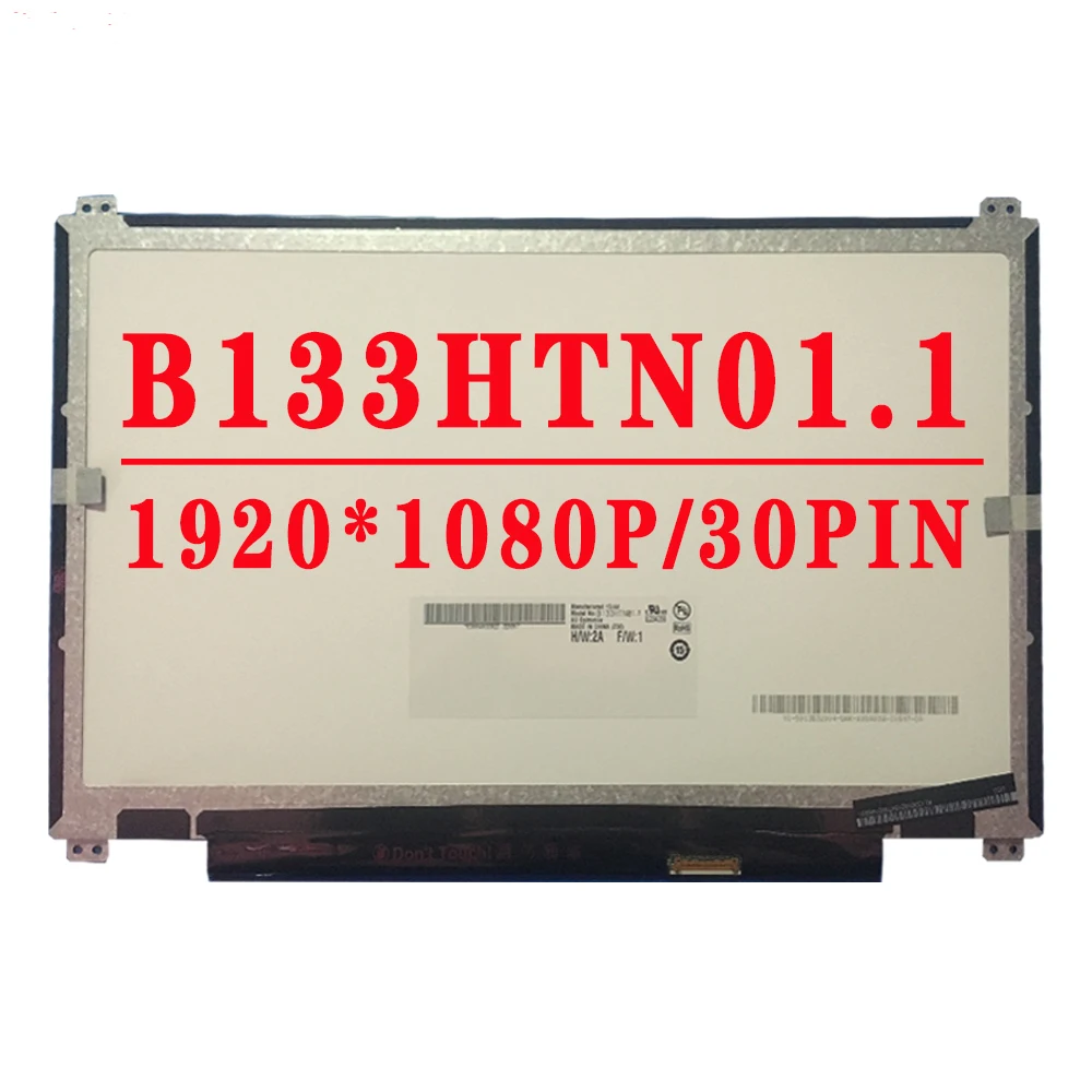 B133HTN01.1 B133HTN01 1 For Lenovo U330 U330P LCD SCREEN 13.3 inch 1920*1080 IPS EDP 30 pins display matrix panel replacement