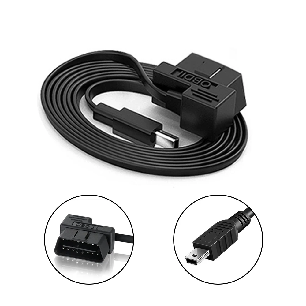 16 Pin HUD Wire Cable Head Up Display OBD Switch Cable Auto Car Wire With Switch OBD2 Driving recorder Cable 180mm