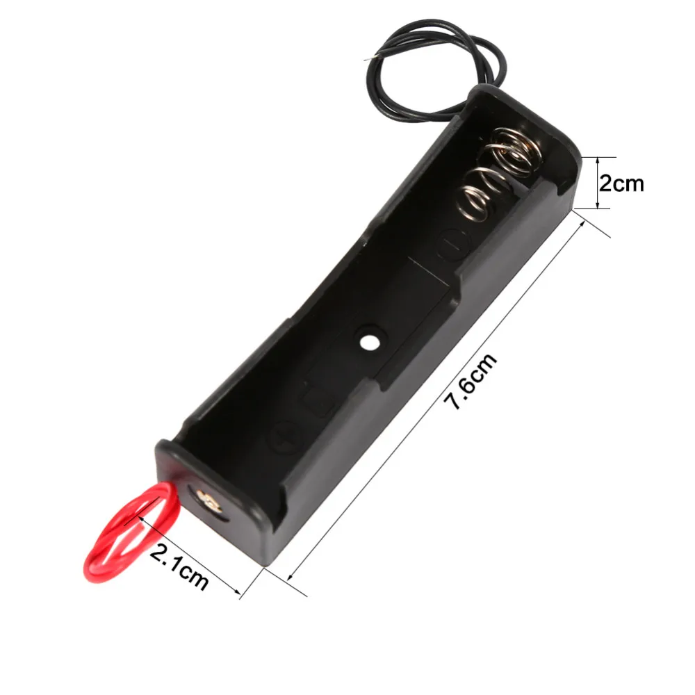 5 шт., пластиковый чехол для аккумулятора 18650