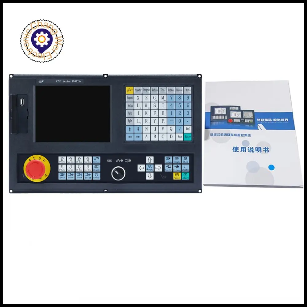 

Best price 2 axis CNC lathe controller New version CNC990TDB/1000TDC-2+C English panel English software