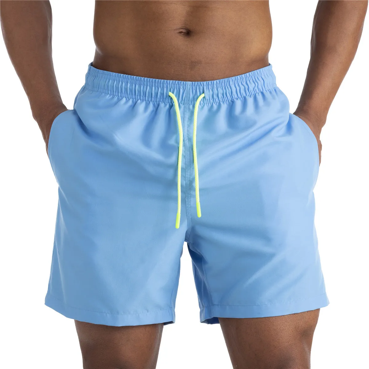 Shorts de praia masculino, shorts da moda para verão, casual, de marca, para homens, de alta qualidade, para placa, sunga boxer