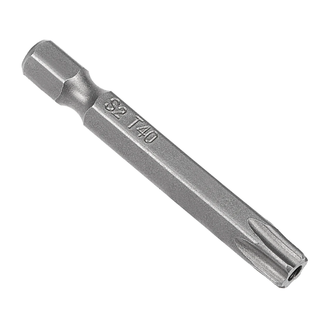 Uxcell 5 قطعة 1/4 "عرافة عرقوب T40 المغناطيسي الأمن توركس مفك بت 50 مللي متر طول