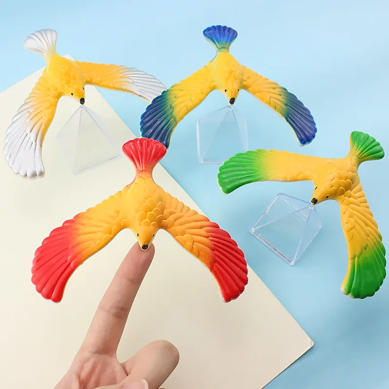 Novelty Balance Bird Toys Plastic Amazing Tumbler Toys Puzzle Game Gravity Balance Eagle Kids Learning Toys Relief Stress Gifts