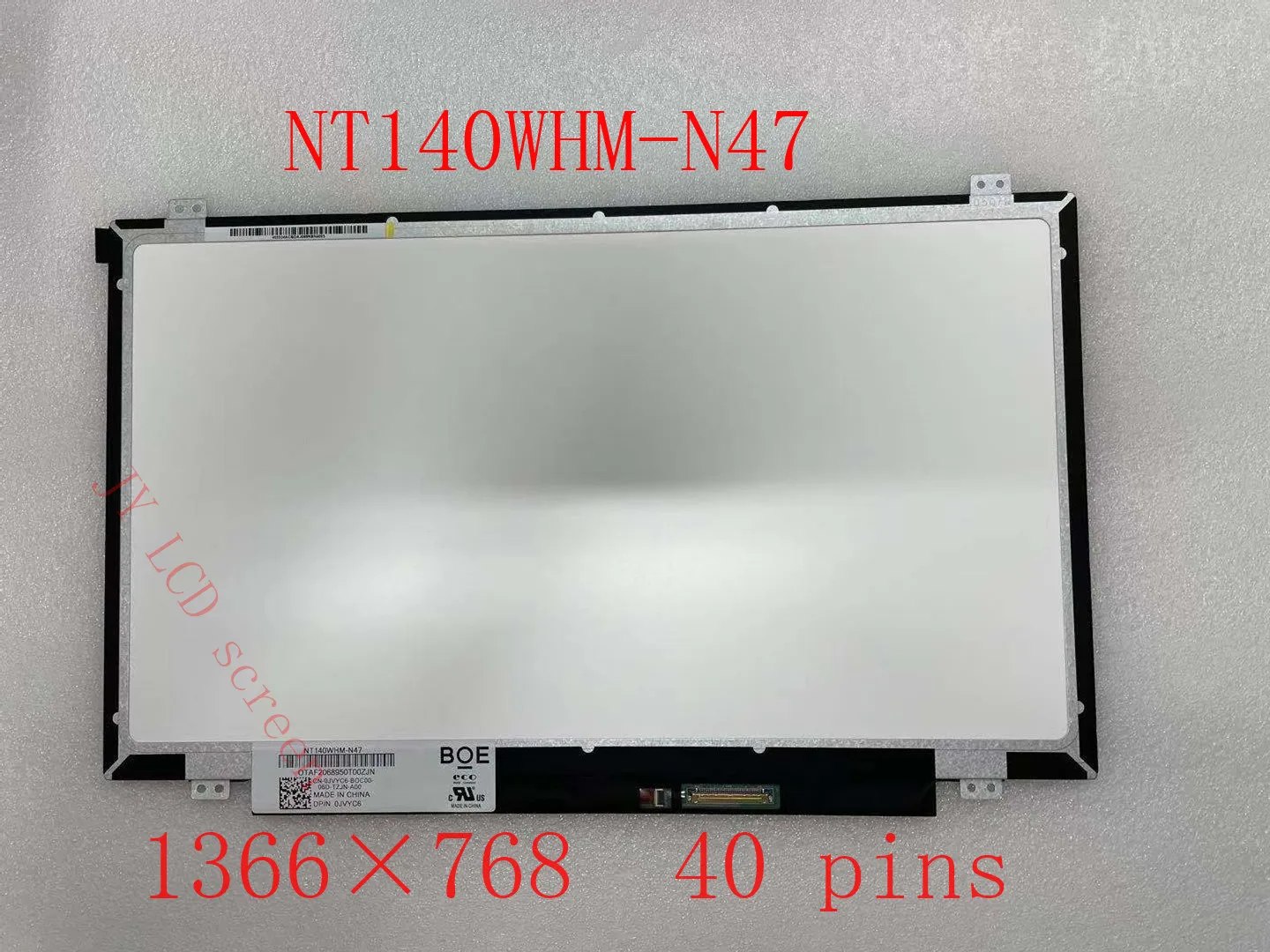 

NT140WHM-N47LCD Laptop Display Screen fit N140BGE-L43 B140XTN03.6 B140XTN02.3 LP140WH2-TLA1 LP140WH2-TLL2 TLA1 TLA2 1366X768 4