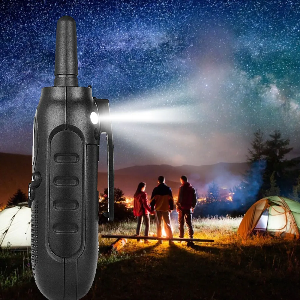 PMR446 2-Way Radio License Free Rechargeable Walkie Talkies VOX Scan Flashlight Call Tone Great for Kids Xmas Gift