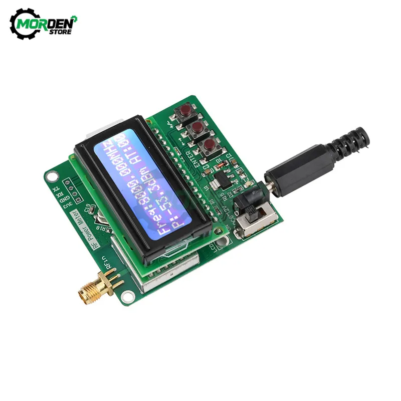 1M to 8G Digital Wattmeter Watt Meter RF Power Meter Power Attenuation Set Digital Display Signal Strength Module Dropship