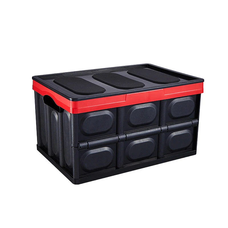 Car Trunk Organizer Storage Bins 30L 55L Collapsible Storage Box Plastic Storage Box Container Stackable Folding Utility Crates