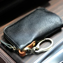 Men's leather Coin Purses Holders Fashion Key Wallet Fashion Key Holder