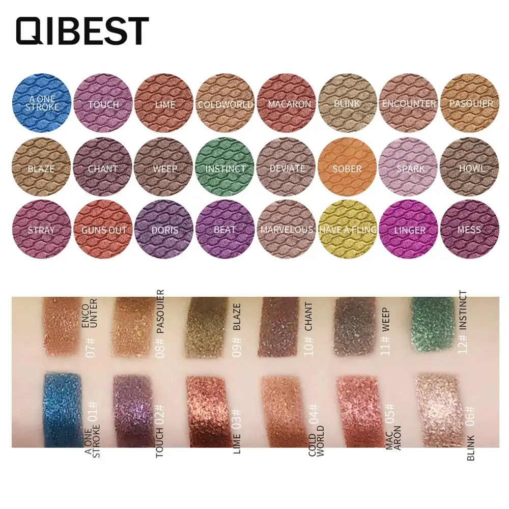 24 Colors Super Shock Smashed Eyeshadow Cream High Pigmented Fahsion Charming Blooming Eyes Makeup Single Eye Shadow