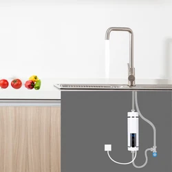 3500W Smart Electric Water Heater Kitchen Instant Water Heater Safe and Energy-saving Automatic Constant Temperature