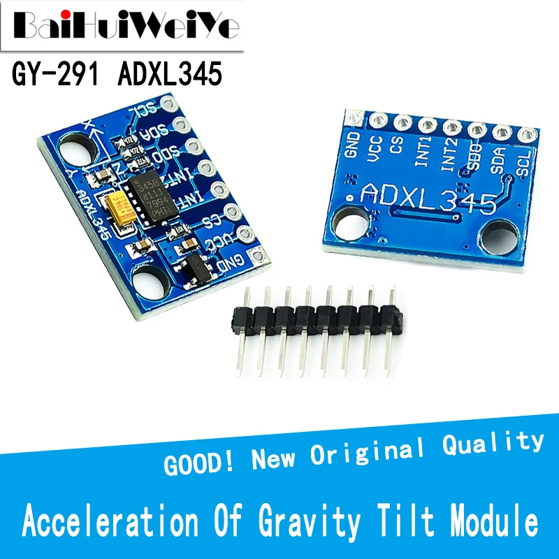 1Pcs GY-291 ADXL345 Digital Three-Axis Acceleration Of Gravity Tilt Module IIC/SPI Transmission New Good Quality