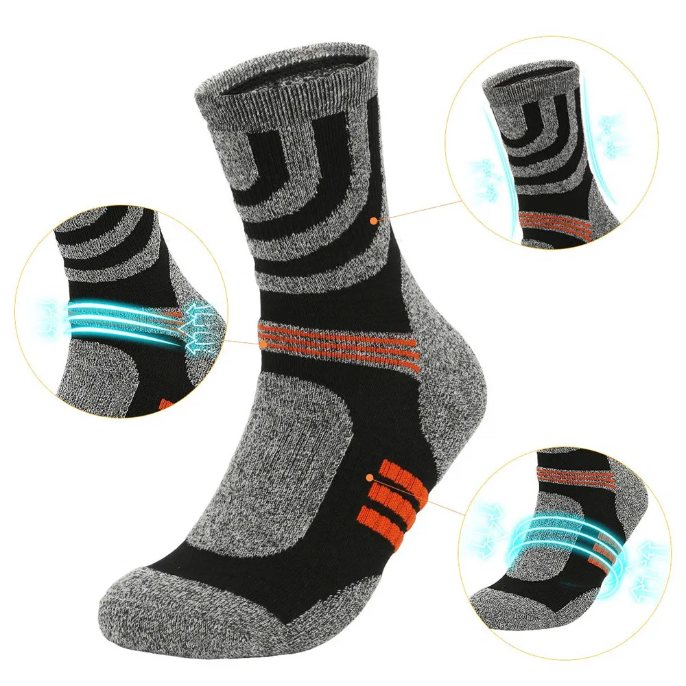 1Pairs Cotton Compression Socks for Man Trekking Formal Work Male Socks Meia Contrast Color Designer Brand Fit Eu39-45