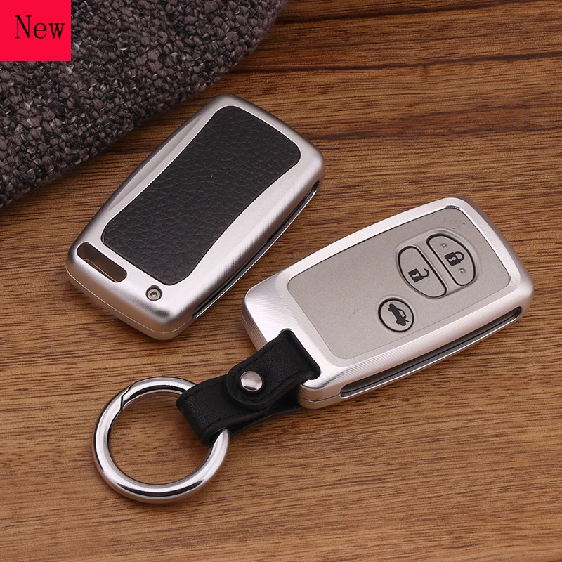 

Aluminium Alloy Car Smart Key Case Cover Fob for Toyota Prado Middle East Land Cruiser Accessories for the car