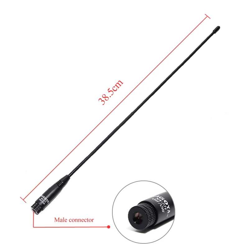 Imagem -05 - Nagoya Na771 Sma Macho Sma Sma-antena de Banda Dupla Fêmea 144 Mhz 430mhz 144 Mhz 430mhz Baofeng Uv5r Uv82 888s Rádio Tyt Original 10 Pcs