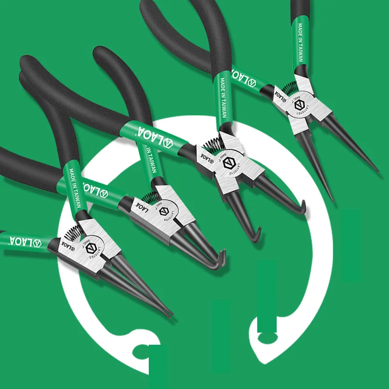 LAOA 5/7/9/12 Inch Retaining Clips Pliers Multifunctional Snap Ring Circlip Pliers