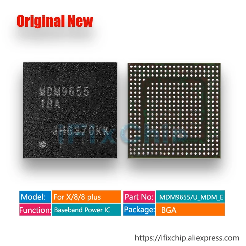 

10pcs/lot MDM9655/U_MDM_E For iphone X/8/8plus/8 plus BB Power IC Baseband CPU power Chip