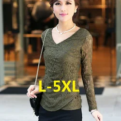 Lace Blouse Women Tops New Fashion Summer Style Shirts Elegant Lady Casual Blouses women's blusas Plus size