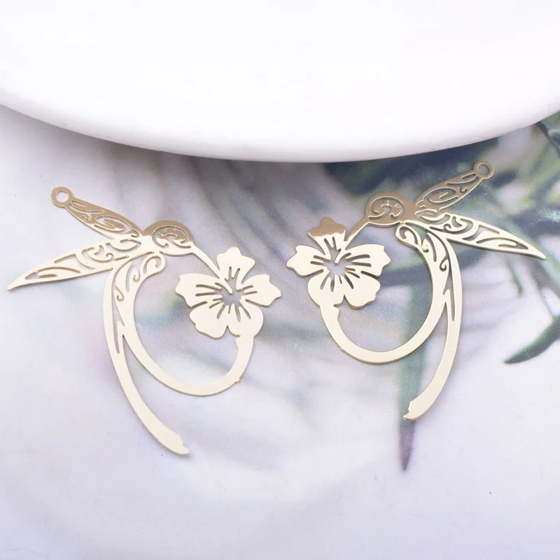 30 Stück AB6743 3,1*2,9cm Messing Bemalte Niedliche Tier-Kolibri-Anhänger DIY Schmuck Ohrring-Zubehör – Detail 10