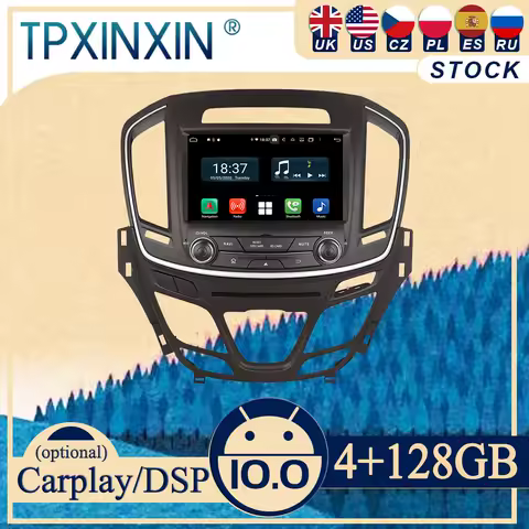 PX6 For Opel Insignia 2014-2018 Android Car Stereo Car Radio with Screen2 DIN Radio DVD Player Car GPS Navigation Head Unit