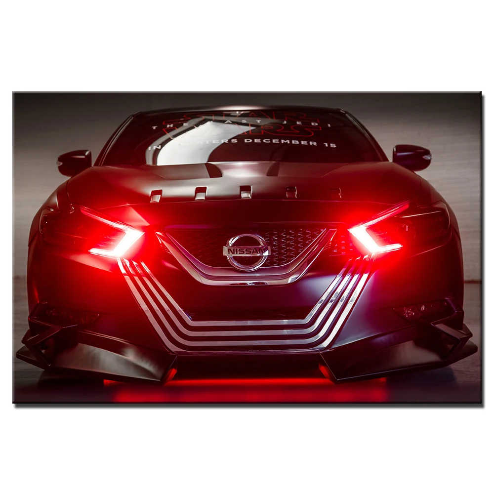 Nissan Maxima Kylo Ren Supercar Poster Custom Home Decoration Fashion Canvas Fabric Wall Art Wallpaper