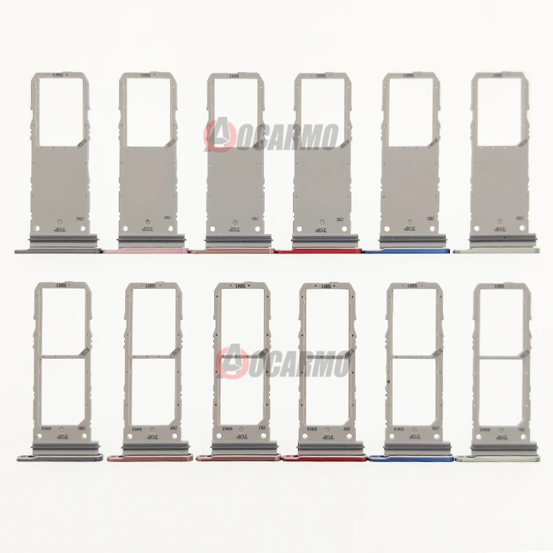 Aocarmo For Samsung Galaxy Note 20 NOTE20 SIM Tray Micro SD Memory Card Slot Holder Replacement Parts