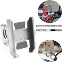 Motorcycle Bike Mobile Phone Holder Aluminum Bicycle Riding Bracket GPS Mount Handlebar Stand Support 3.5-6.5inch Smartphones