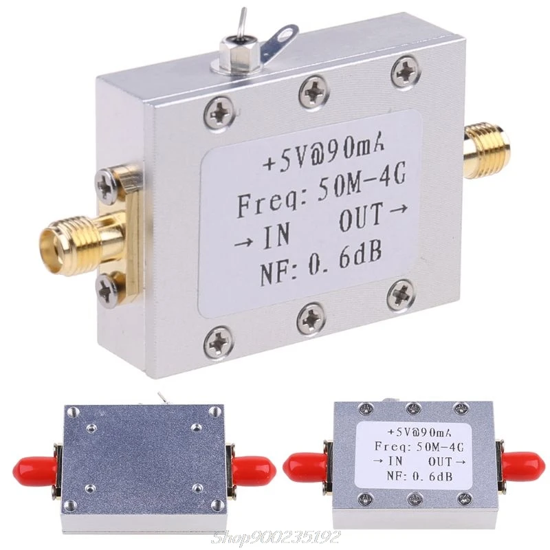 

50M-4GHz Low Noise Amplifier Ham Radio Module RF FM VHF NF=0.6dB -110dBm S01 20 Dropship