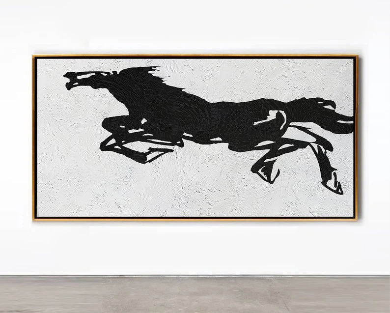 

Abstract Horse Painting Abstract Horse Art, Abstract Animal Art Abstract Animal Painting, Extra Large Abstract Art