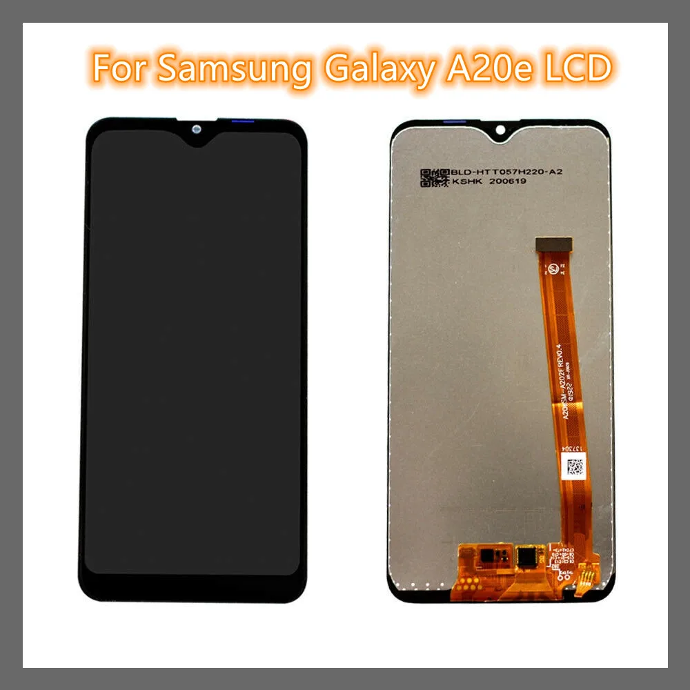 

5.8" original for Samsung Galaxy A20E LCD monitor A202 SM-A202F/DS touch screen digitizer