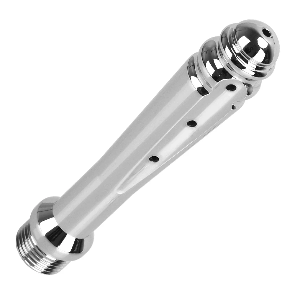 OLO 7 Holes Side Opening Metal Colonic Douche Nozzle Anal Enema Cleaning Shower Vaginal Wash Sex Tools for Couples