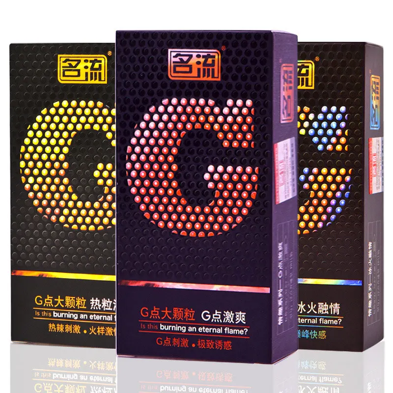 G spot Condom Sex Toy for Long Delay Ejaculation Thin Rubber Condoms Big Dotted Sleeves For Penis Adult Erotic Products