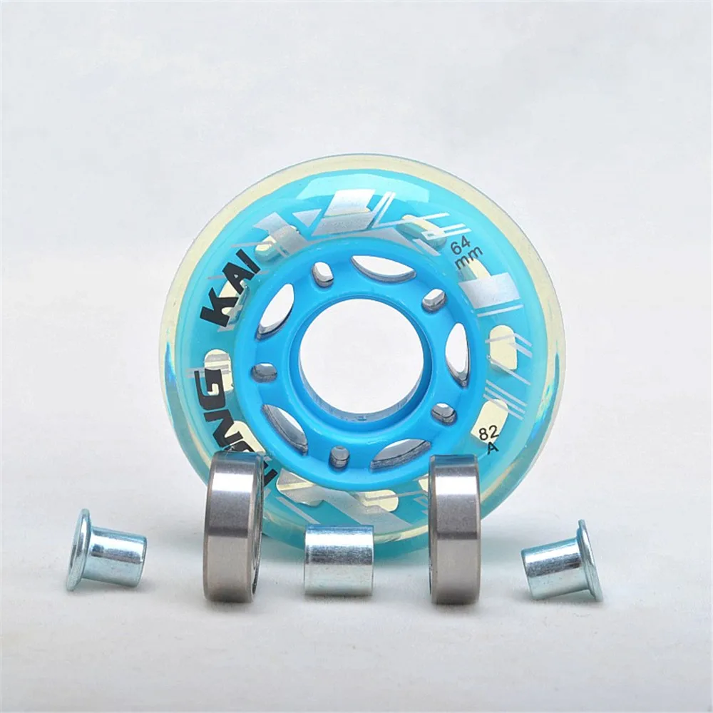 

64 68 70 72mm kids roller skates shoes skating wheels 64mm 68mm 70mm inline skates wheel children rolling sneaker bearing 8 pcs