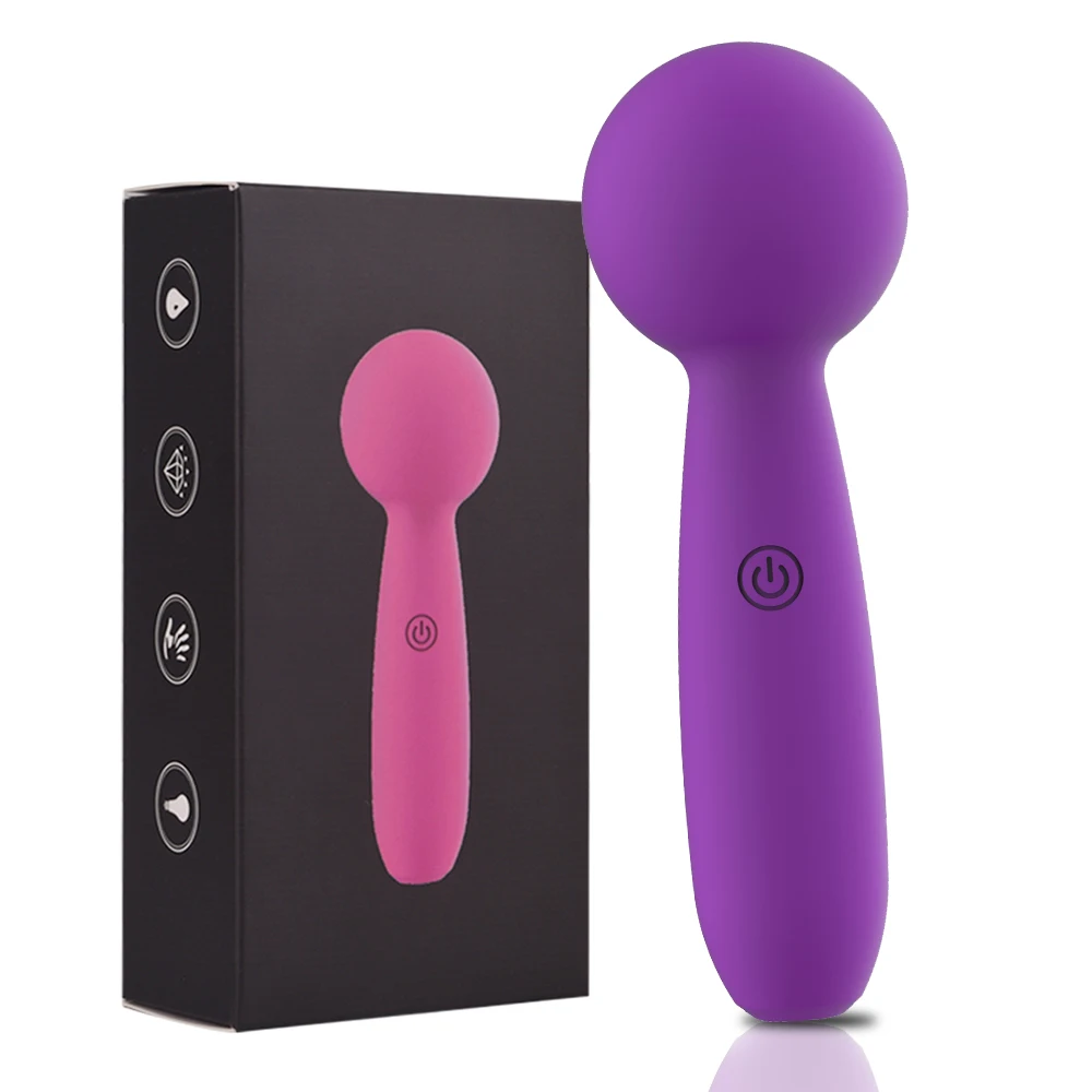 Mini Electric Massage Stick Multi Speed Vibration AV Magic Wand Vibrator G Spot Orgasm Dildo Clit Stimulation Sex Toys for Women - view 6
