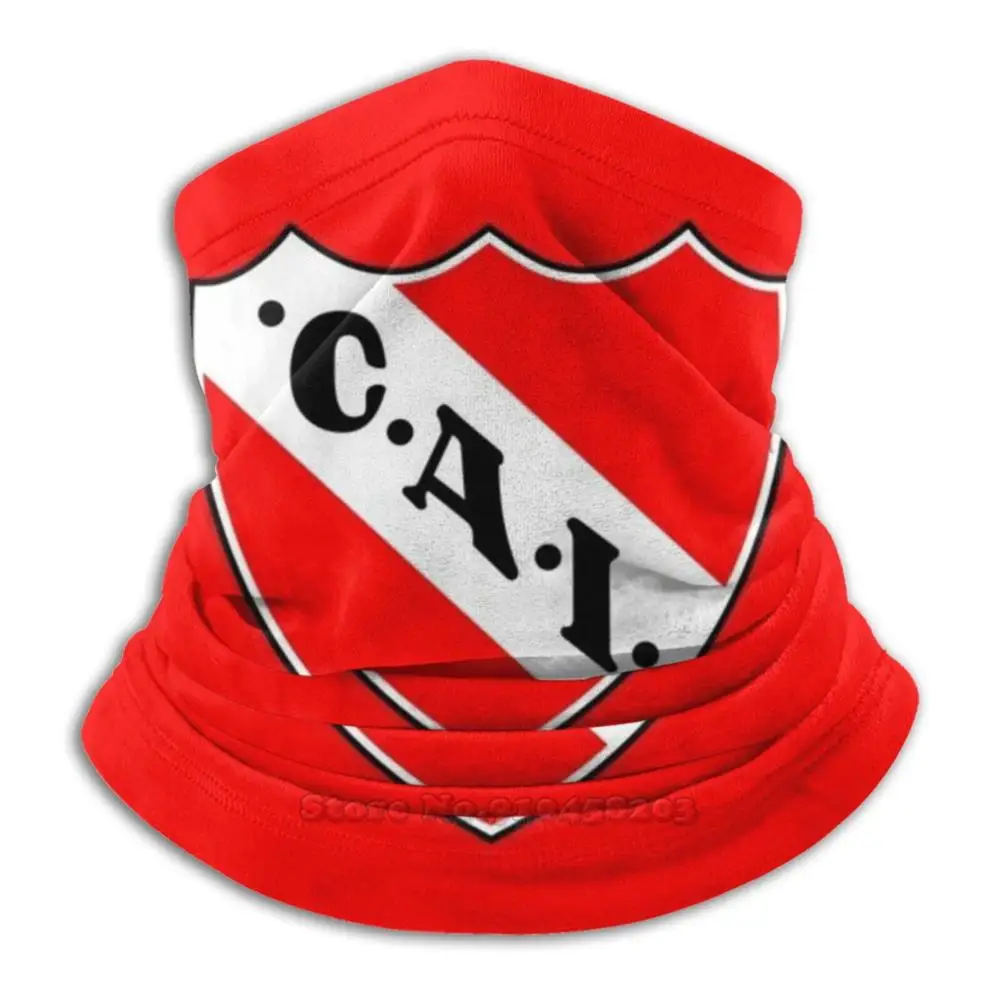 Club Atlético Independiente Scarf Bandana Neck Warmer Headband Cycling Mask Club Atlético Independiente Red White El Rojo Los