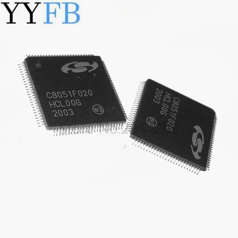 ชิป C8051f020-gqr 64KB ISP แฟลชไมโครคอนโทรลเลอร์ Tqfp-100 C8051F020-GQR