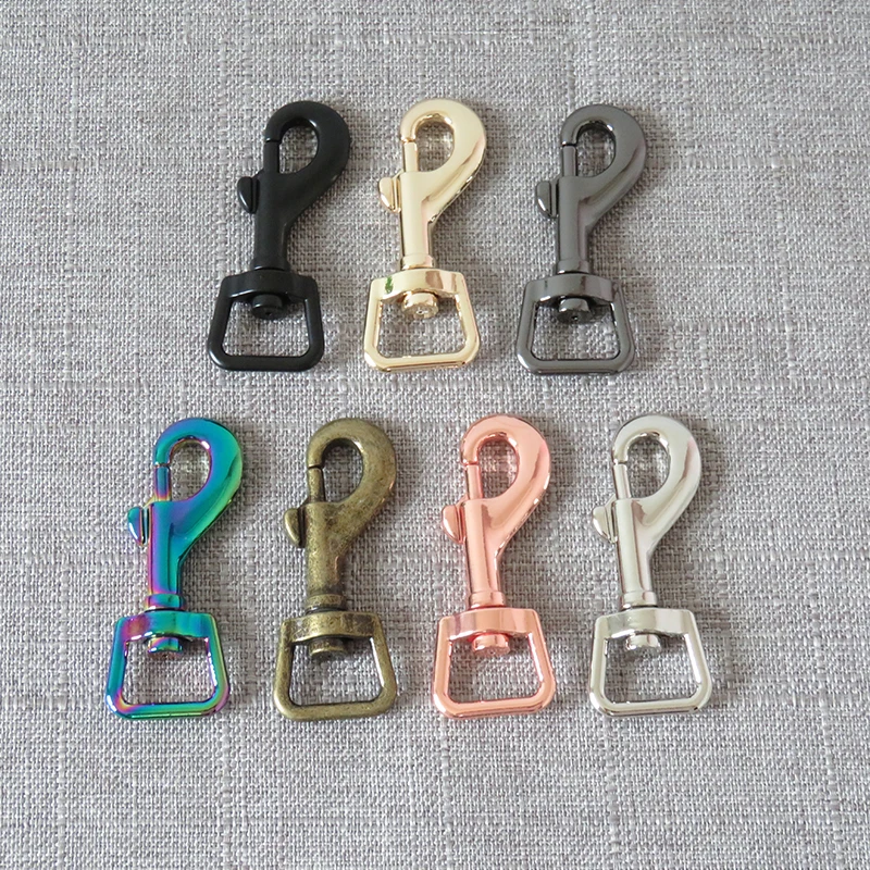 1 Pcs 15mm Webbing Metal Buckle Carabiner Seat Belt Loop Hardware Dog Leash Straps Lobster Clasps Sewing DIY Accessory Clip Hook