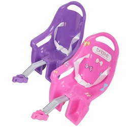 Doll Bike Seat Doll Carrier Durable Easy to Install Bike Attachment Accessory for Dolls Stuffed Toys Secures Lap Buckle