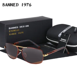 2019 high quality anti glare HD Polarized Men's new Sunglasses Brand gafas oculos de sol metal classic sun glasses