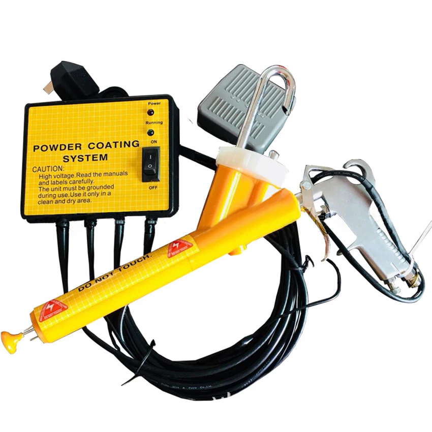Pistola de pulverización electrostática portátil PC02, 3,3 W, sistema de recubrimiento de polvo de plástico, pieza de trabajo de Metal, 0.03A, 220V/110V
