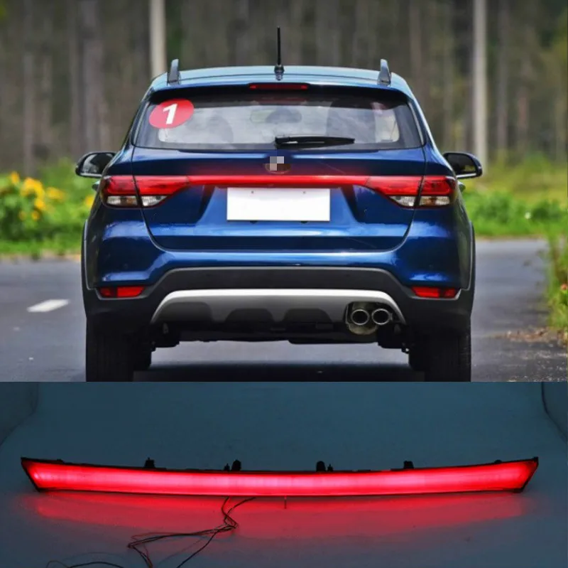 Rear Bumper Trunk Light For Kia Rio 4 X-line 2017 2018 2019 KX Cross Car LED Rear Fog Lamp Brake Dynamic Turn Signal Reflector